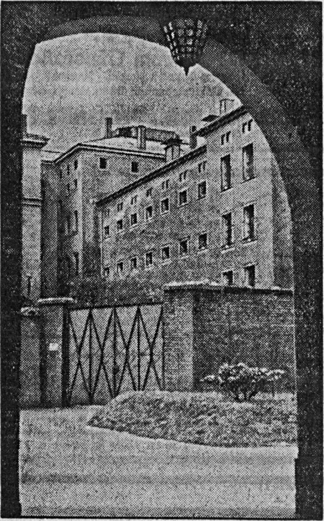 Bild 3: Blick von Osten auf das Gefängnis, 1934 (Quelle: Stadtarchiv Chemnitz)﻿